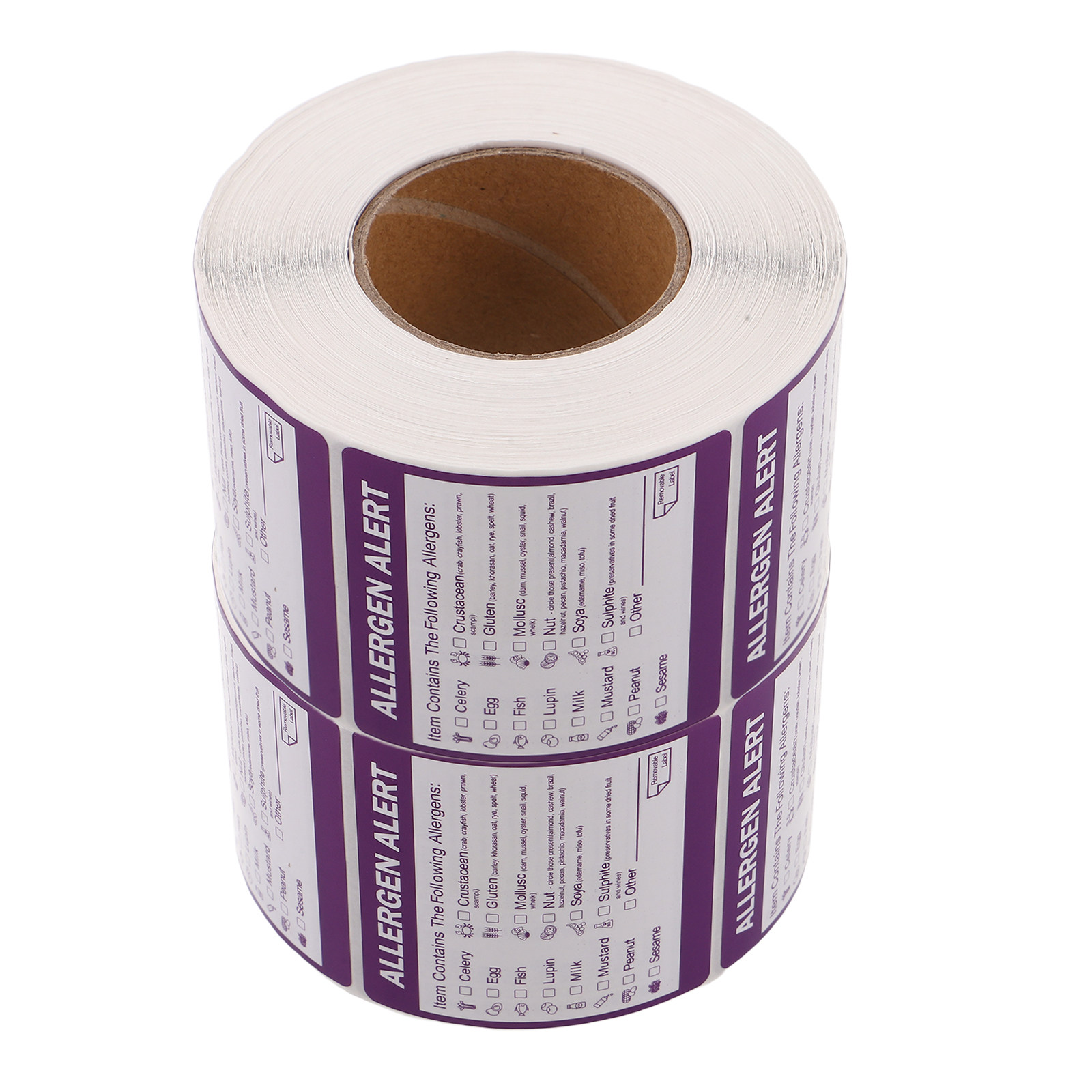 Commercial Kitchen For Baking - 2 Rolls 2 Inch Allergen Label