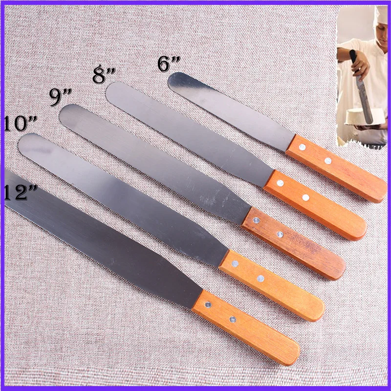Offset Spatula Set - 6/8/10/12 Inch Cake Spatula High Quality