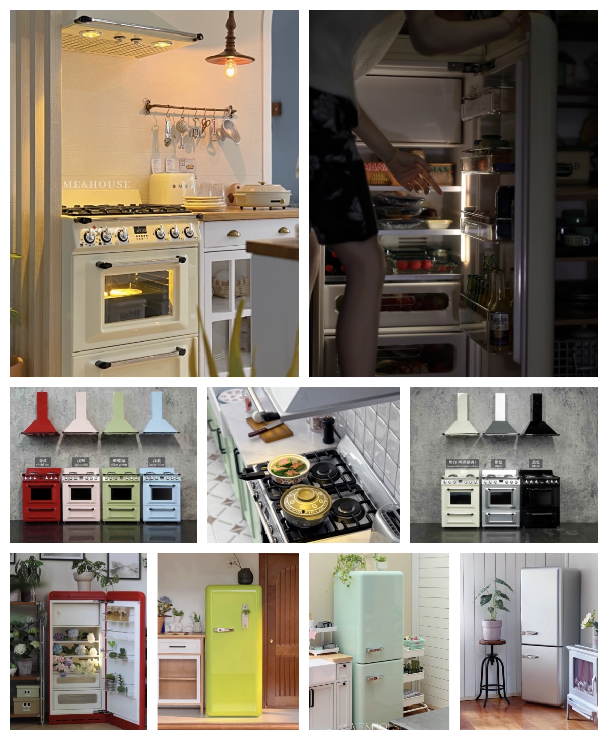 Kitchen Queen - 1/6 Modern Miniature Kitchen Furniture Blythe/BJD