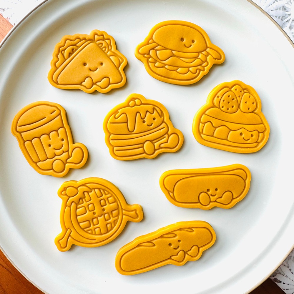 Kitchen Appliances For Baking - Cute Burger Sandwich Cookie Cutters Cartoon
