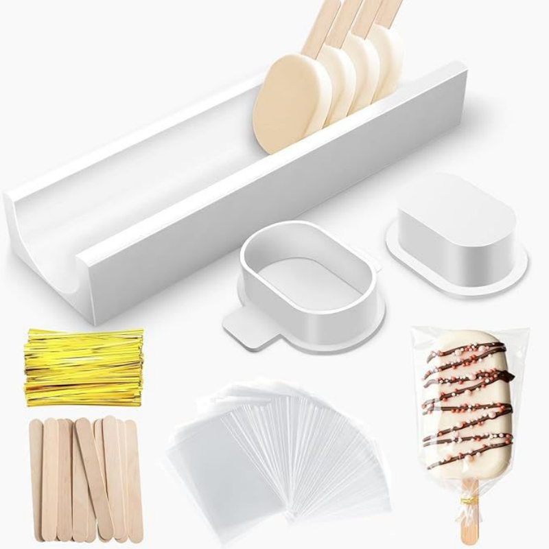 Kitchen Baking Tray Set - Cake Pop Mold Set with Tray