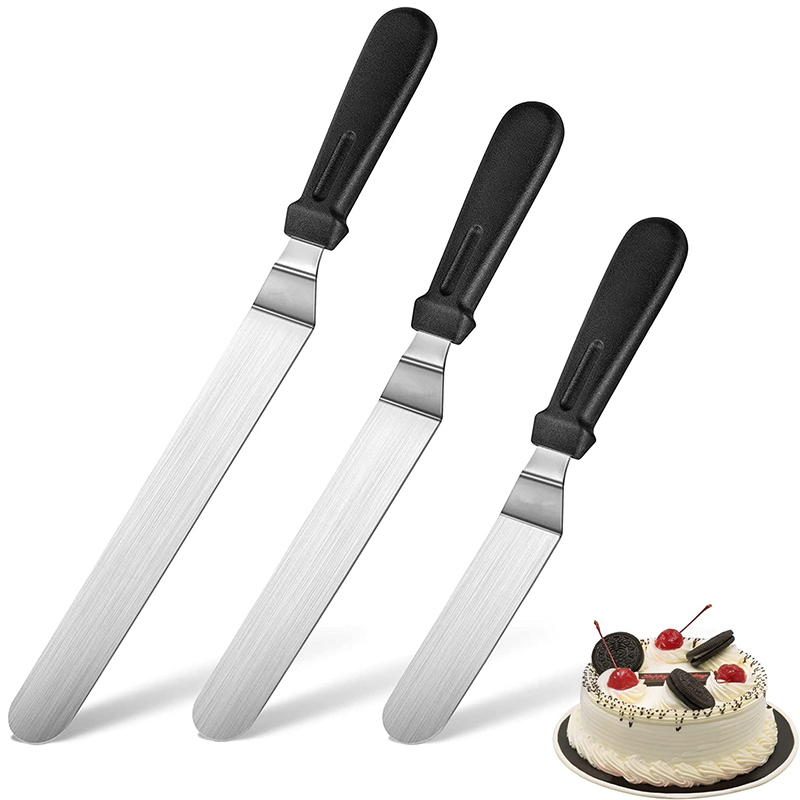 Offset Spatula Set - LMETJMA Cake Offset Spatula Stainless Steel