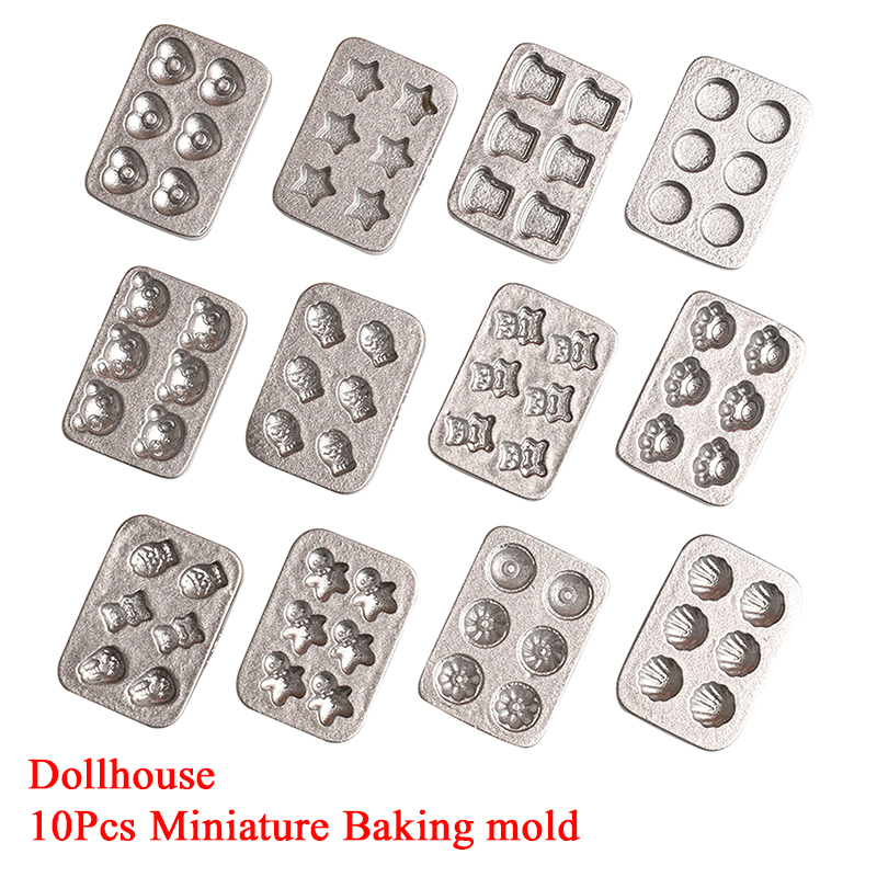 Kitchen For Baking - 10pcs Doll House Miniature Mini Cake