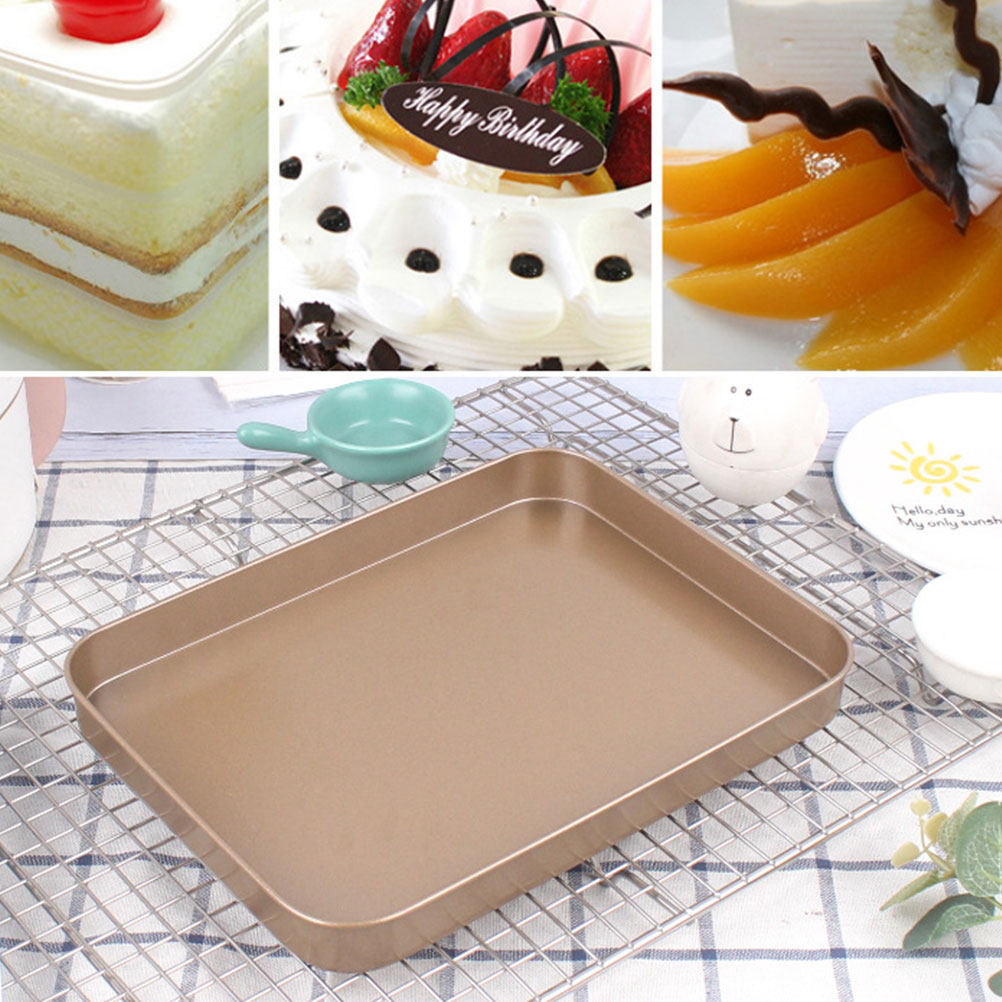 Kitchen Baking Pan - Carbon Steel Rectangular Cake Pan 10