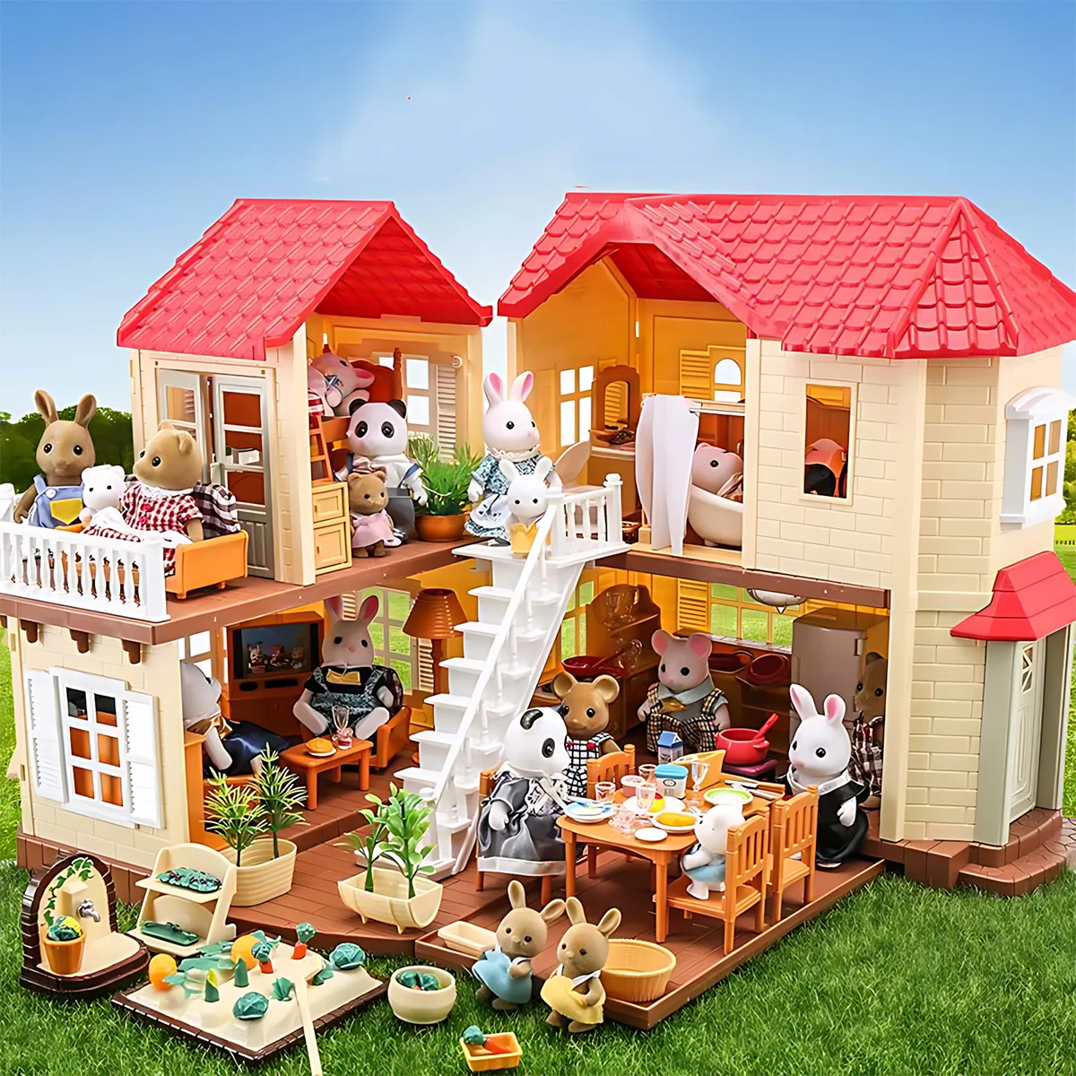 Kitchen Queen - Miniature Furniture 1:12 Dollhouse Kitchen Livingroom