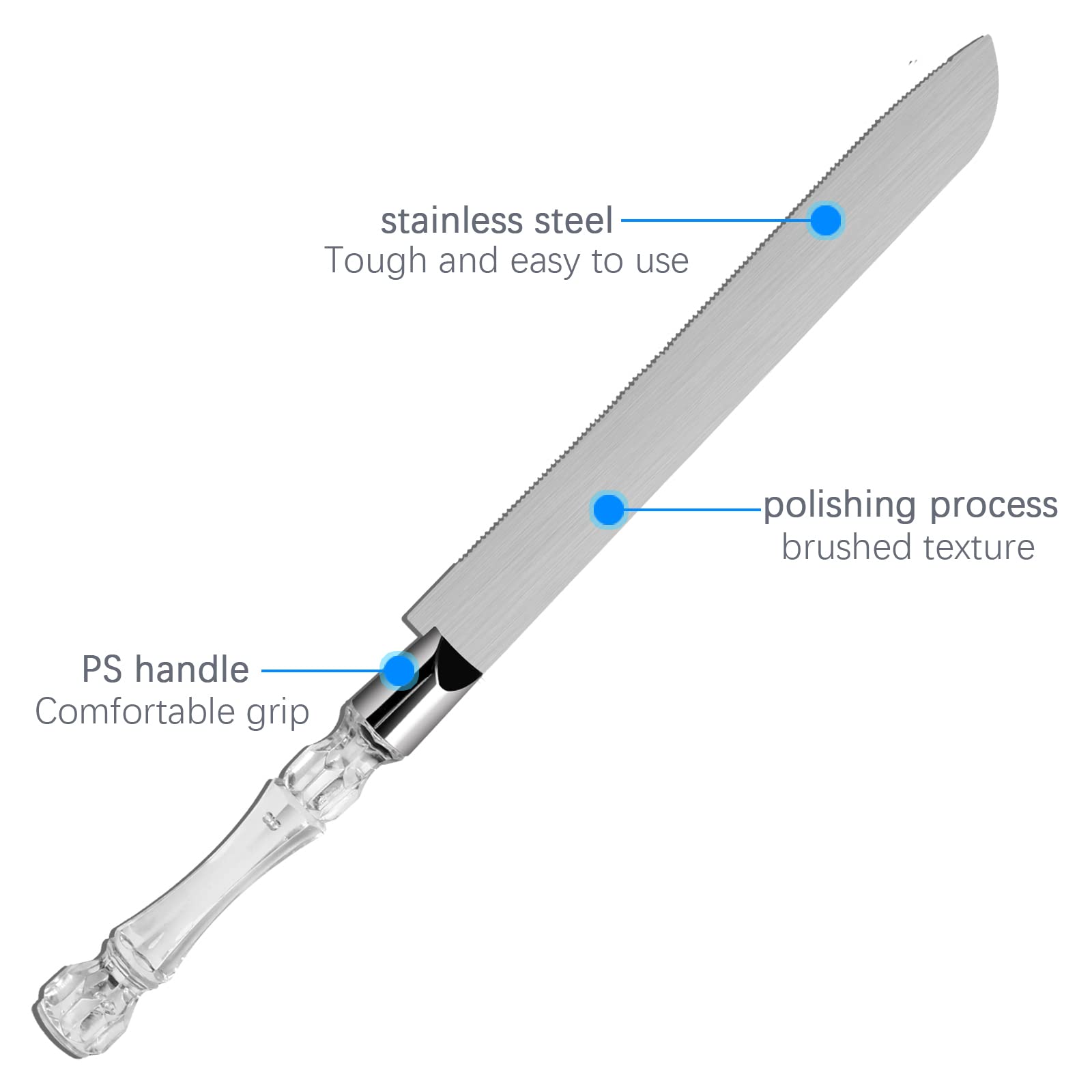 Cake Knife and Server Set Crys - Offset Spatula Set recension och pris