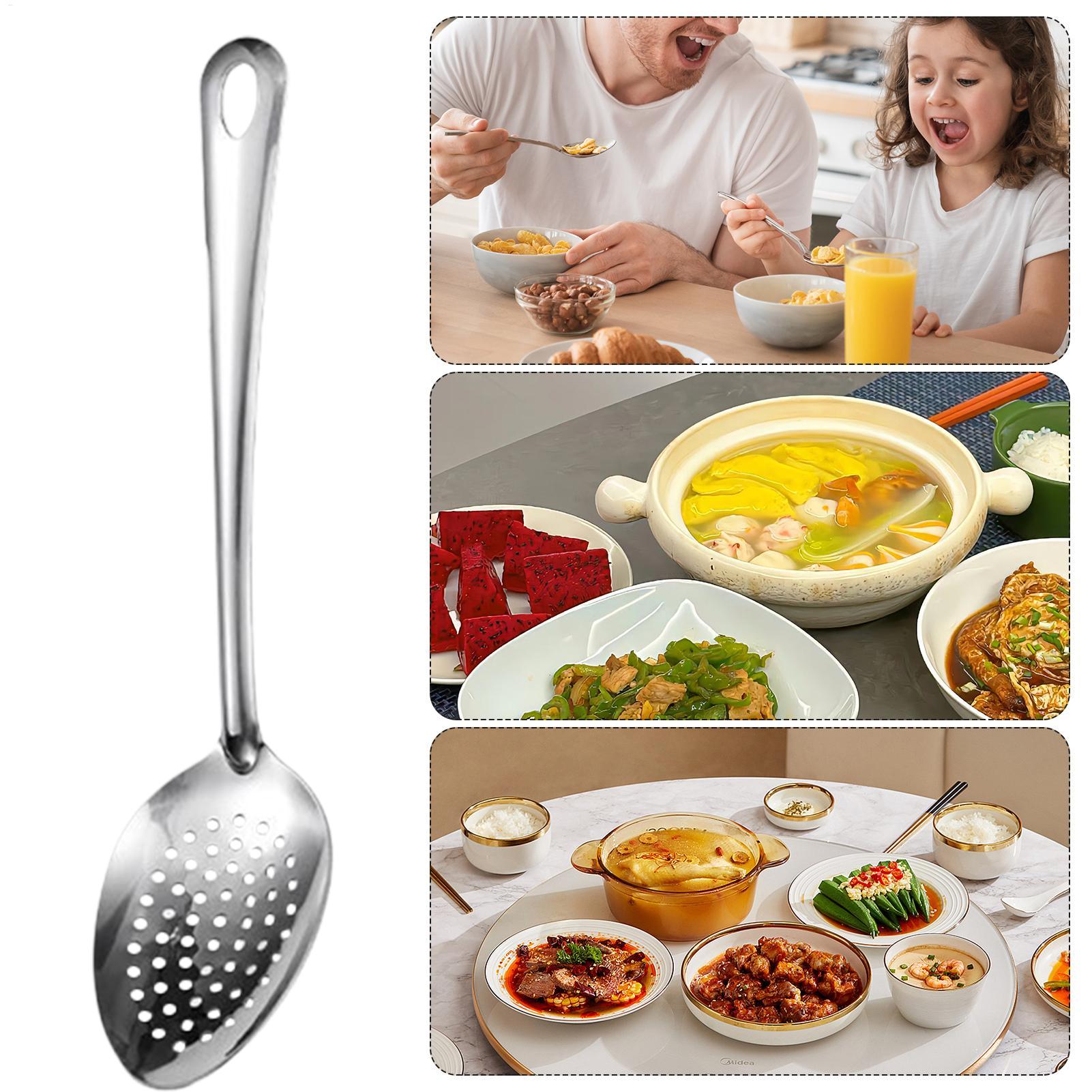 Stainless Steel Slotted Spoon  - Offset Spatula Set recension och pris