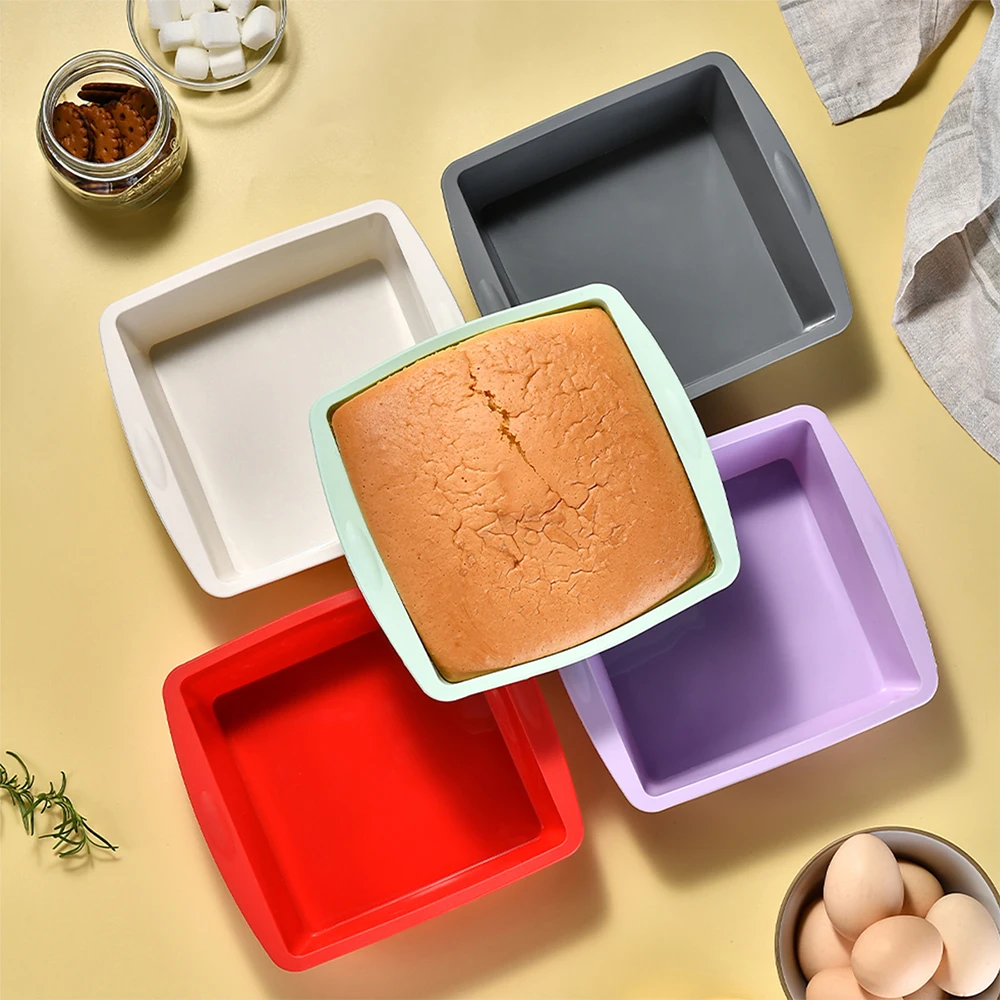 1/4Pcs Silicone Square Cake Mo - Kitchen Baking Ware recension och pris