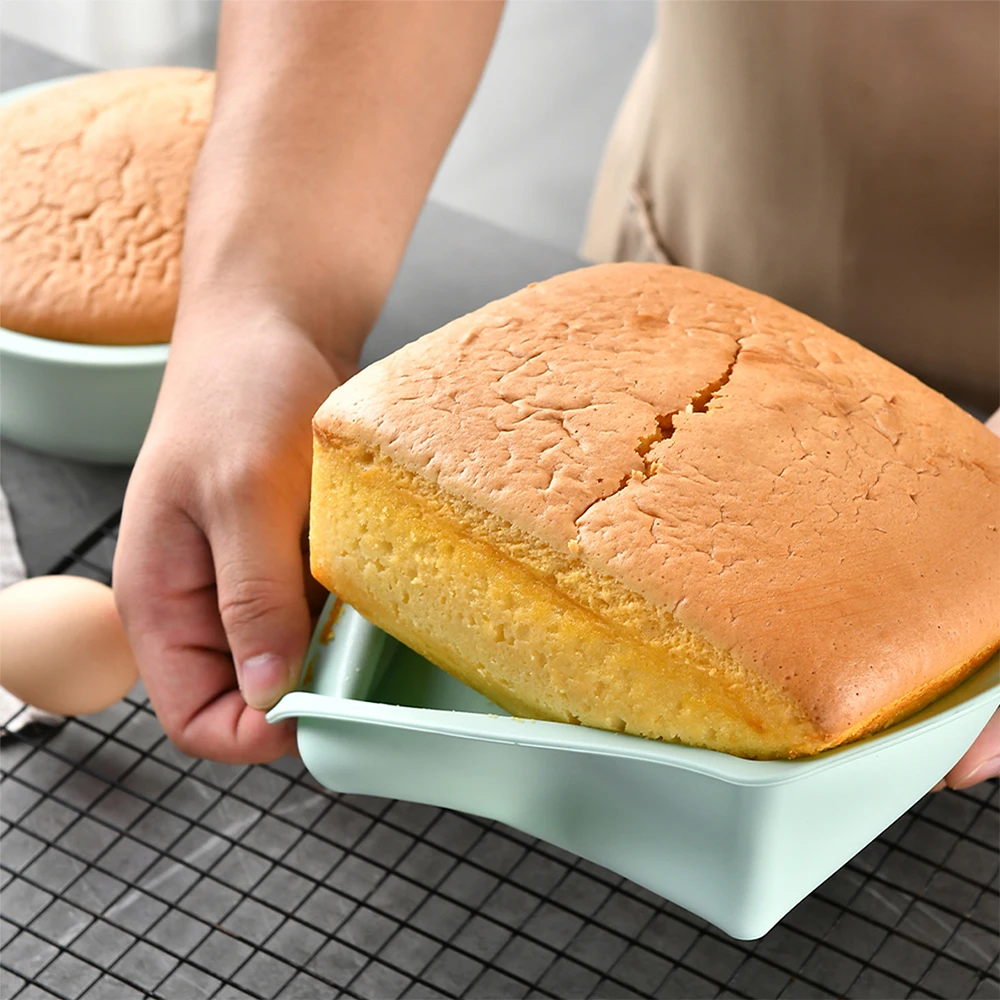 1/4Pcs Silicone Square Cake Mo - Kitchen Baking Ware recension och pris