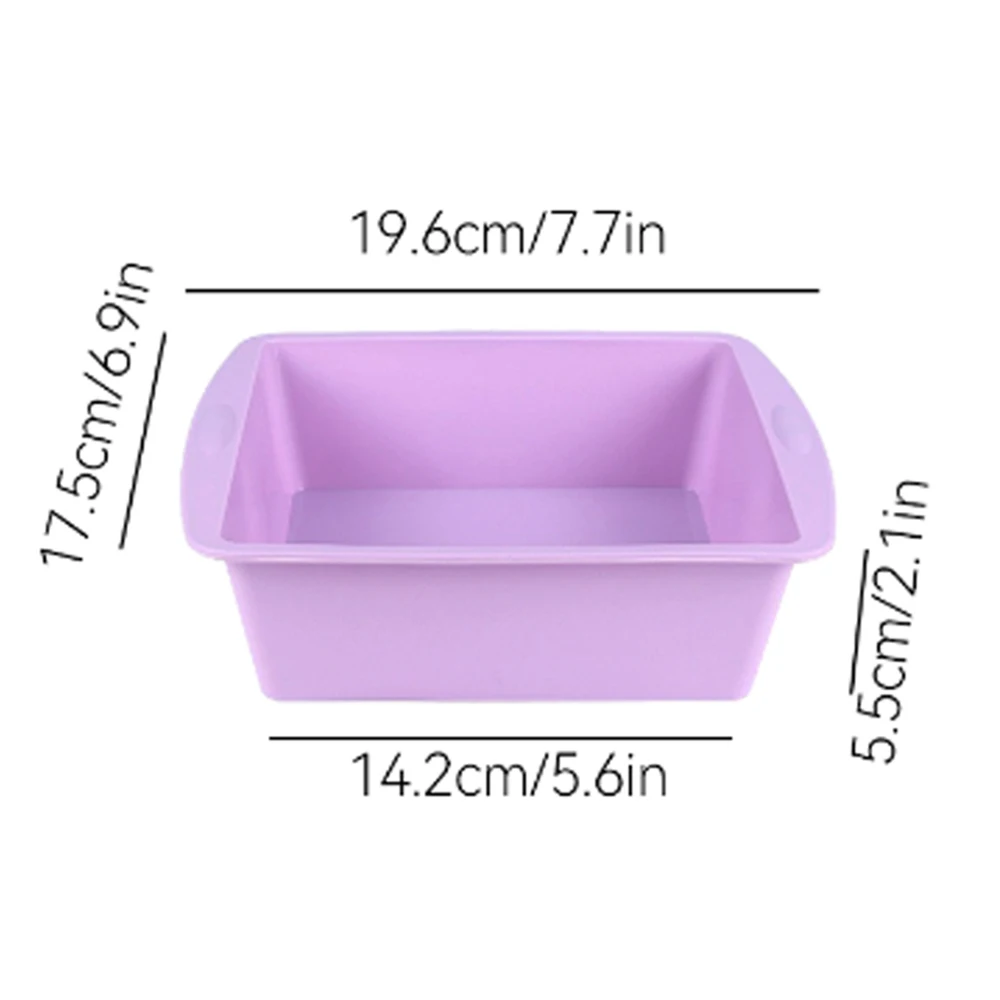 1/4Pcs Silicone Square Cake Mo - Kitchen Baking Ware recension och pris