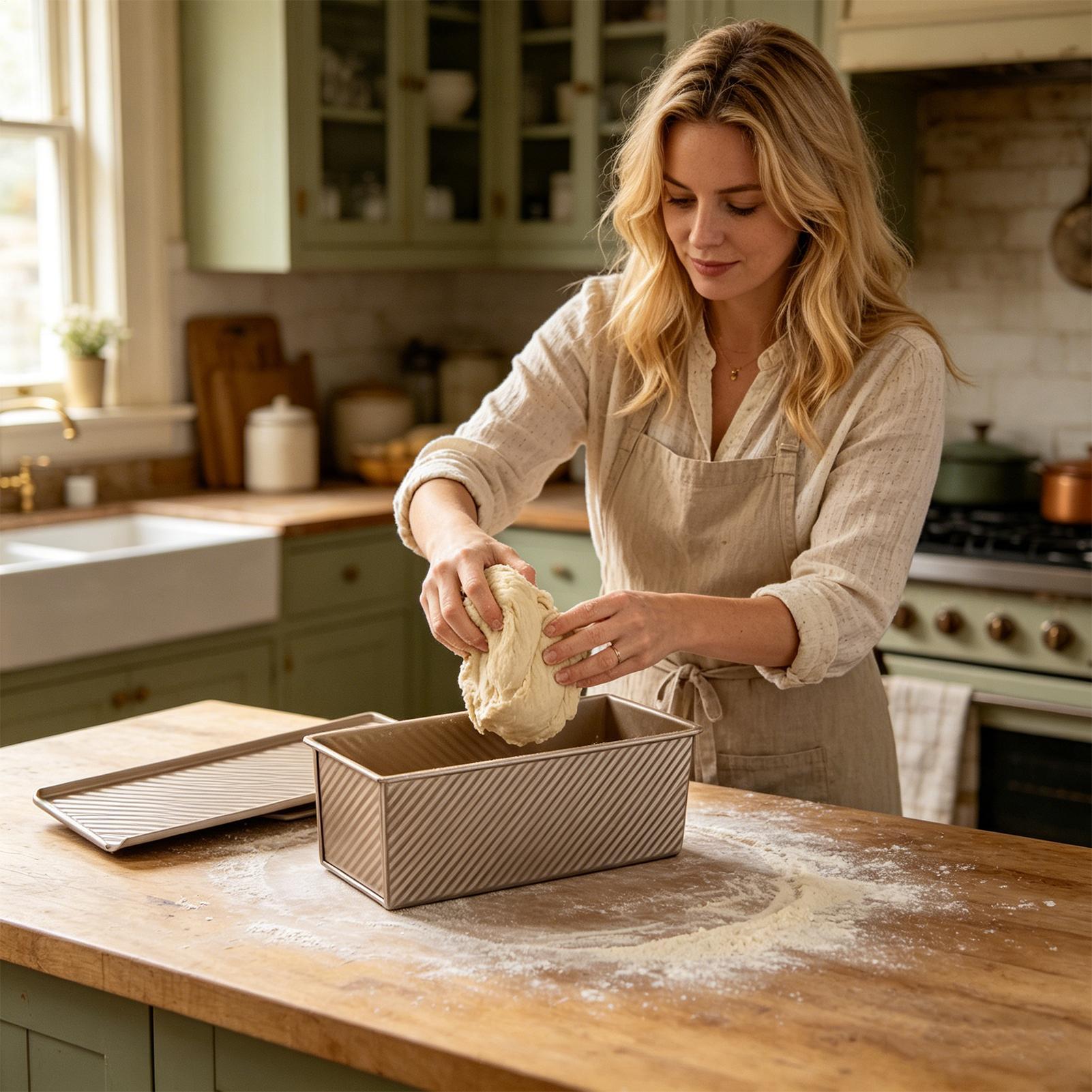 Bread Baking Pan Corrugated Ca - Kitchen Baking Pan recension och pris
