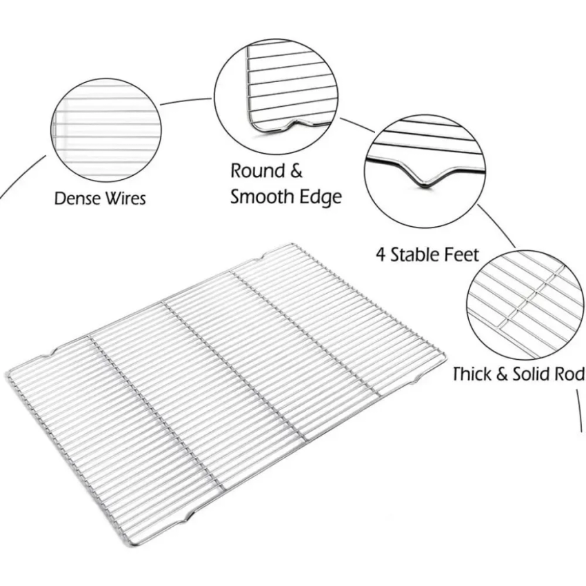 304 Stainless Steel Baking Tra - Kitchen Baking Tray Set recension och pris