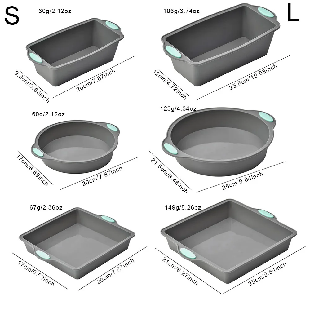 Grey Heat-resistant Silicone C - Kitchen Baking Ware recension och pris