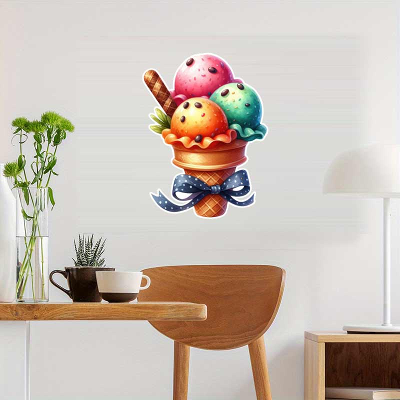 Summer Ice Cream Wall Stickers - Kitchen Queen recension och pris
