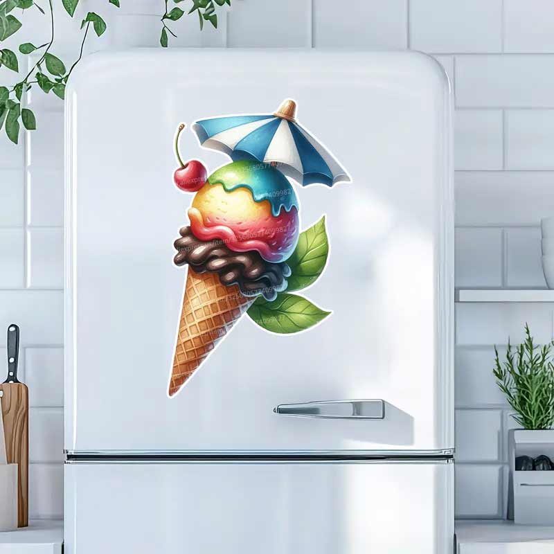 Summer Ice Cream Wall Stickers - Kitchen Queen recension och pris