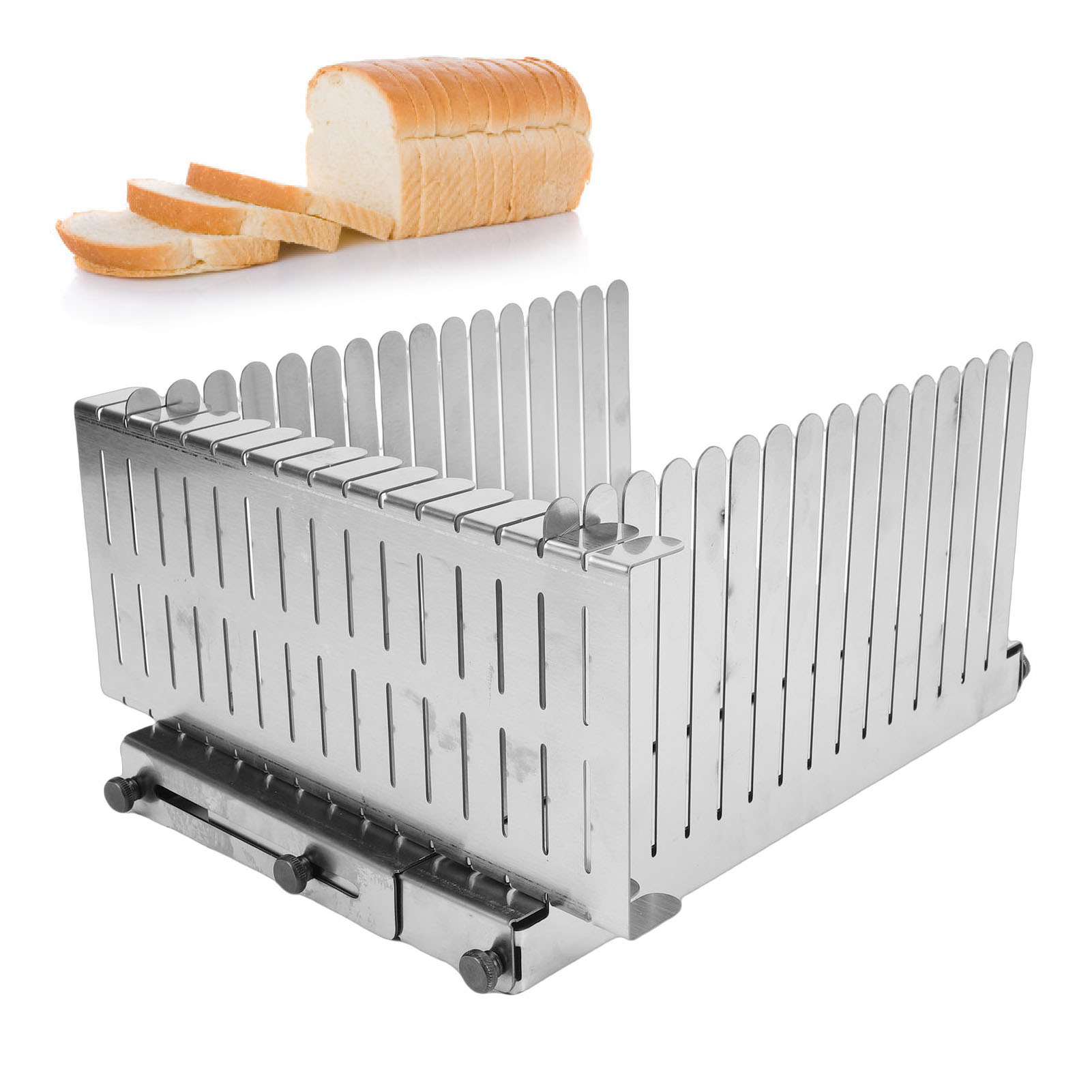 Bread Slicing Guide Stainless  - Commercial Kitchen For Baking recension och pris