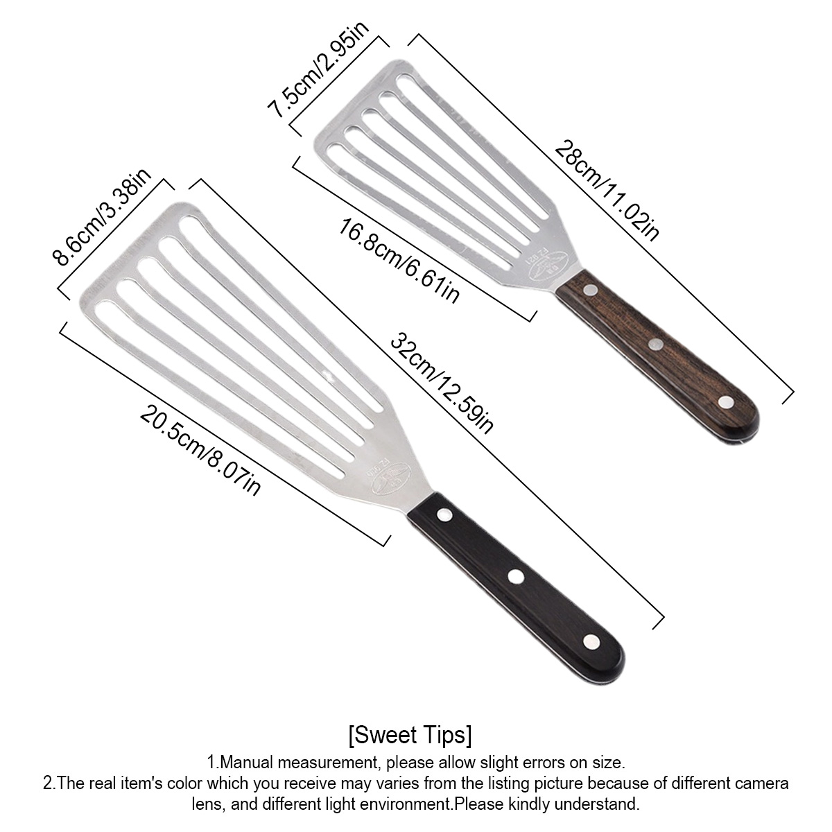 Fish Spatula, Stainless Steel  - Offset Spatula Set recension och pris