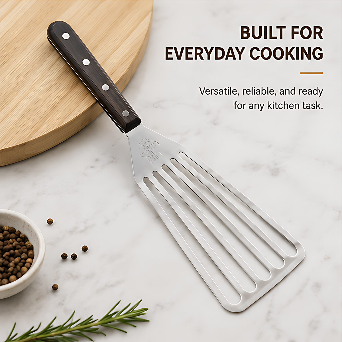 Fish Spatula, Stainless Steel  - Offset Spatula Set recension och pris