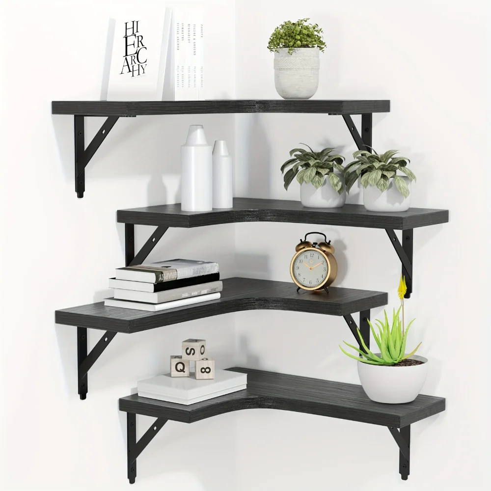 Natural Wood Grain Floating Sh - Kitchen Queen recension och pris