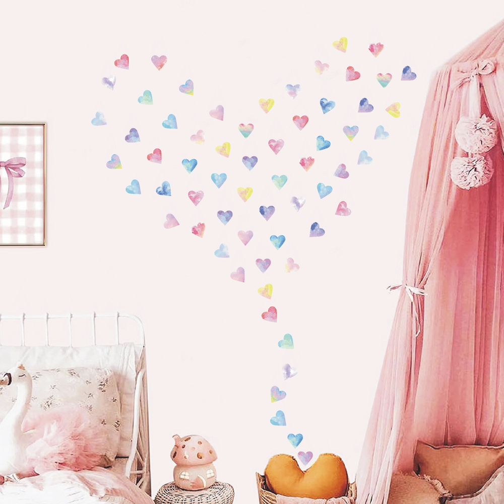 Colorful Hearts Couple Wall St - Kitchen Queen recension och pris