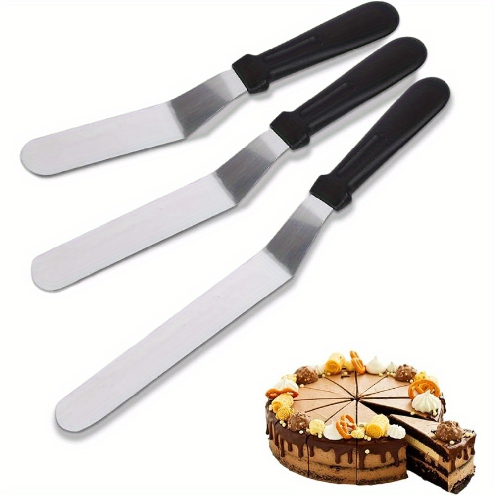 Icing Spatula Angled Stainless - Offset Spatula Set recension och pris