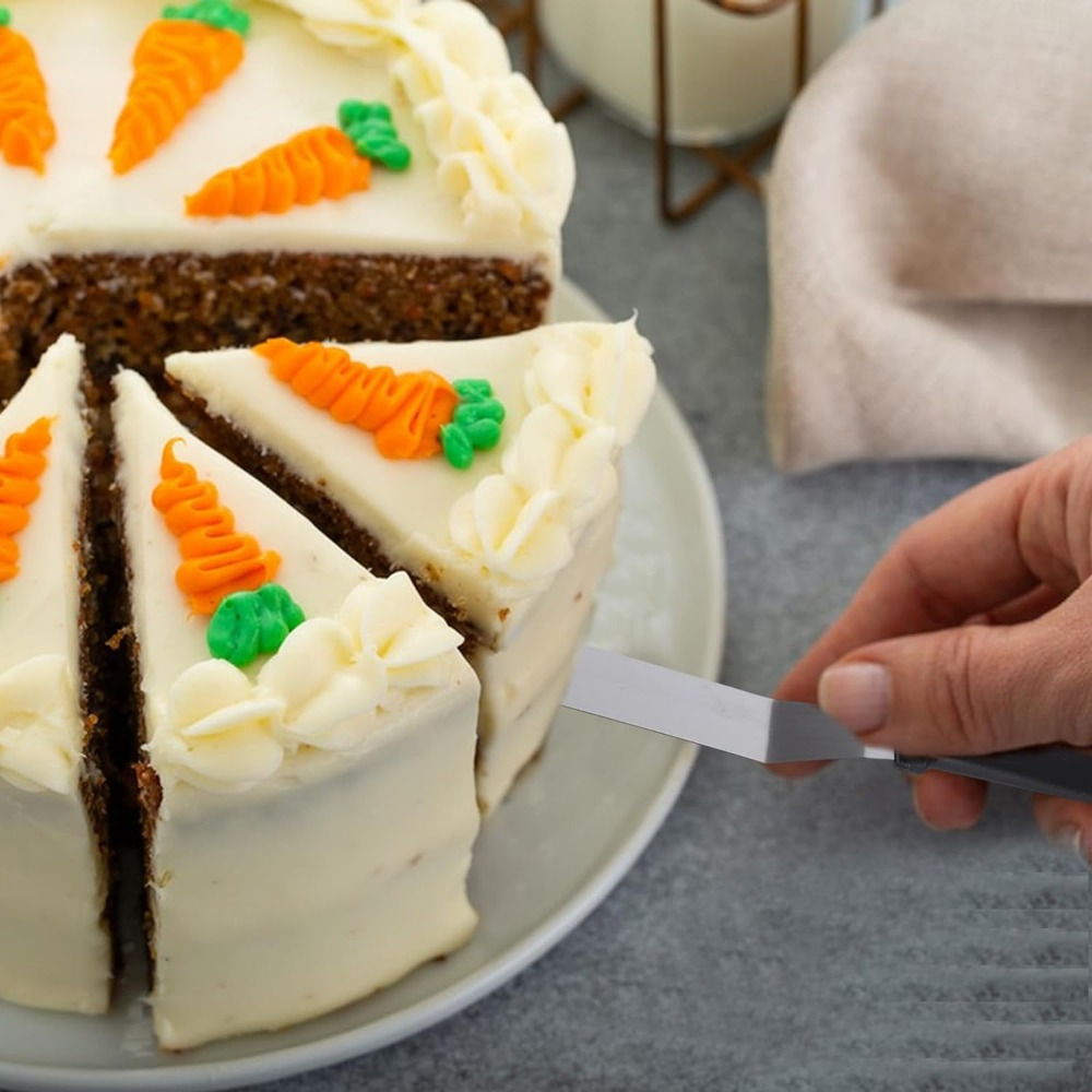 Icing Spatula Angled Stainless - Offset Spatula Set recension och pris