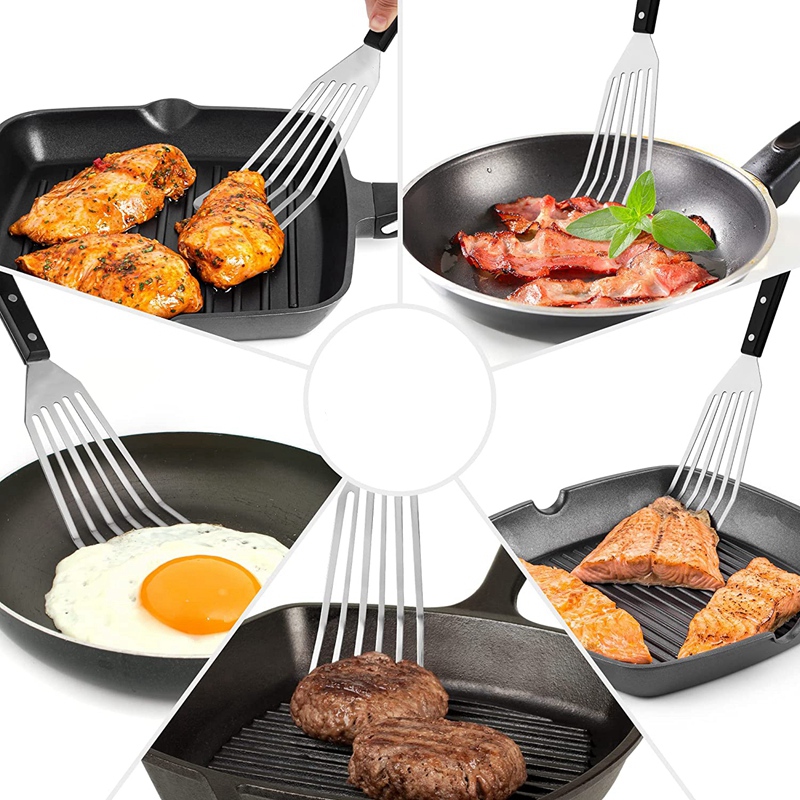 12.4Inch Fish Spatula- Slotted - Offset Spatula Set recension och pris