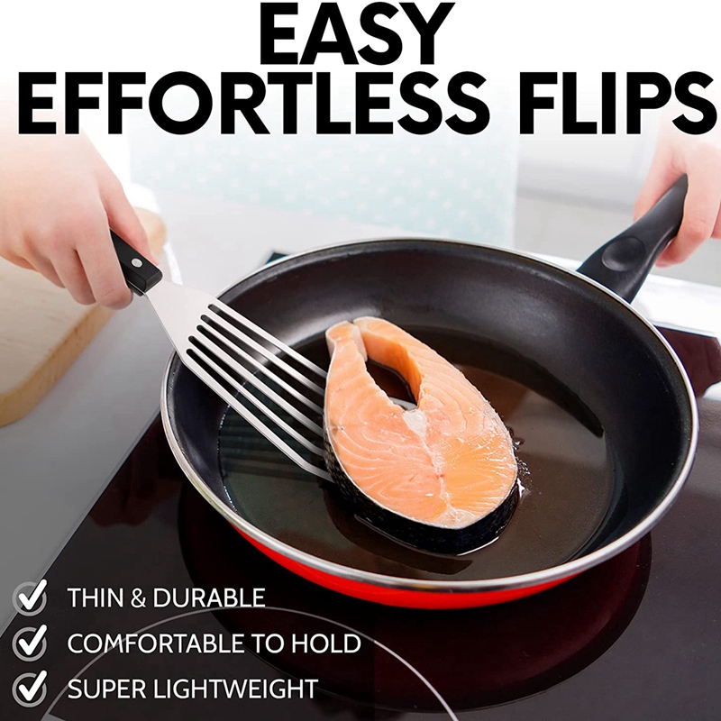 12.4Inch Fish Spatula- Slotted - Offset Spatula Set recension och pris
