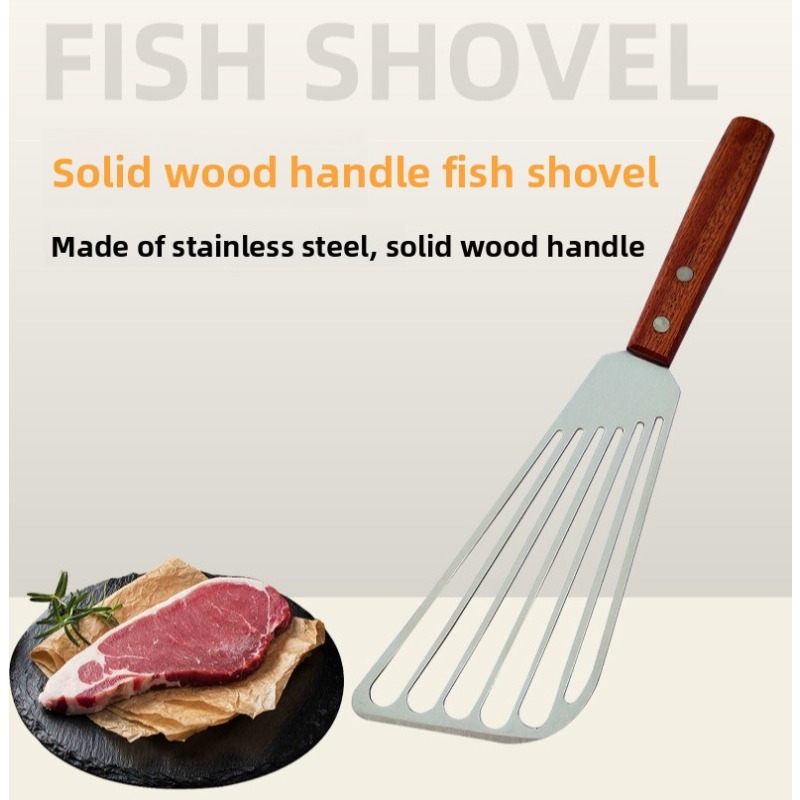 6.5 Inch Stainless Steel Fish  - Offset Spatula Set recension och pris