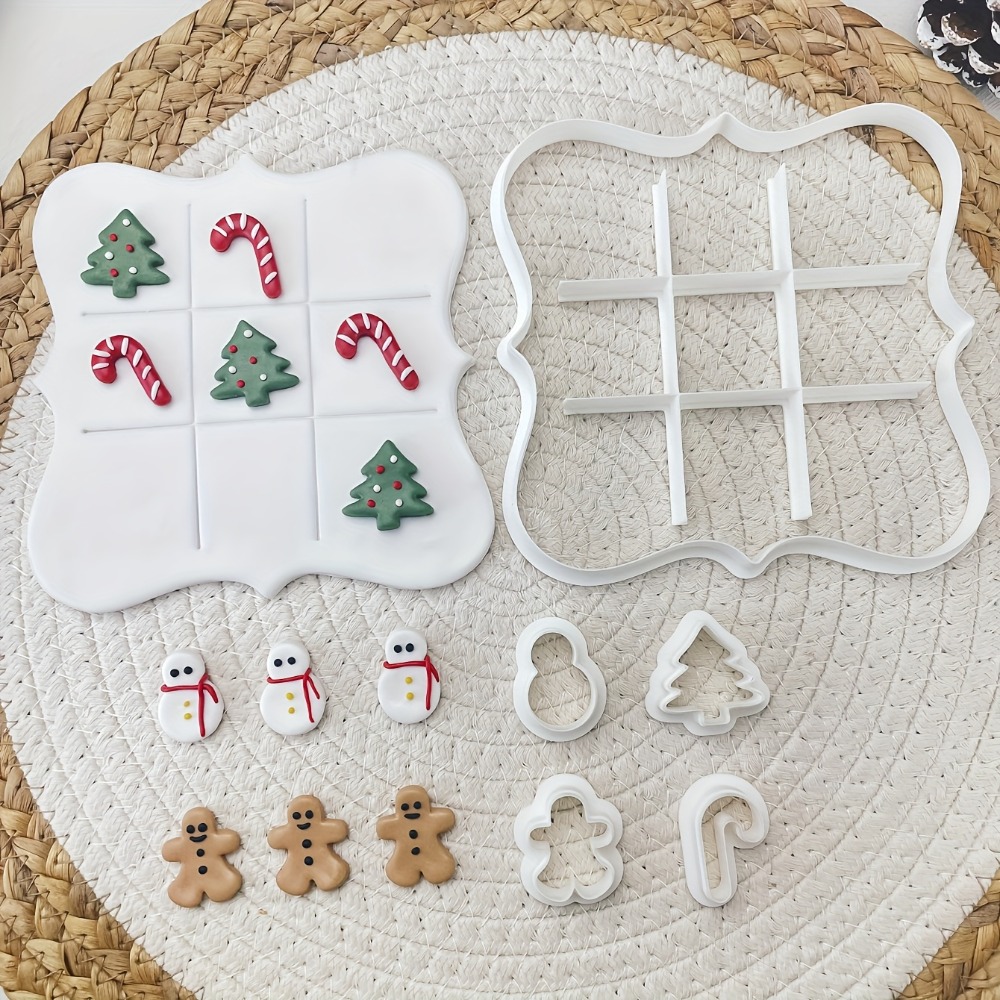 6Pcs Christmas Tic Tac Toe Coo - Kitchen Baking Cookies recension och pris