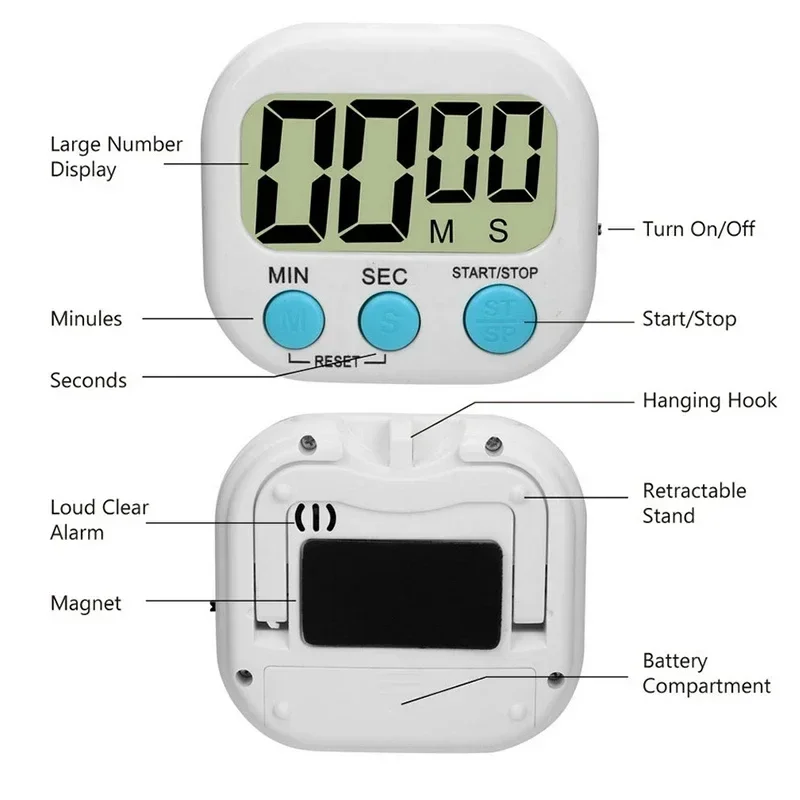 Mini Digital Kitchen Timer Big - Kitchen Baking Game recension och pris