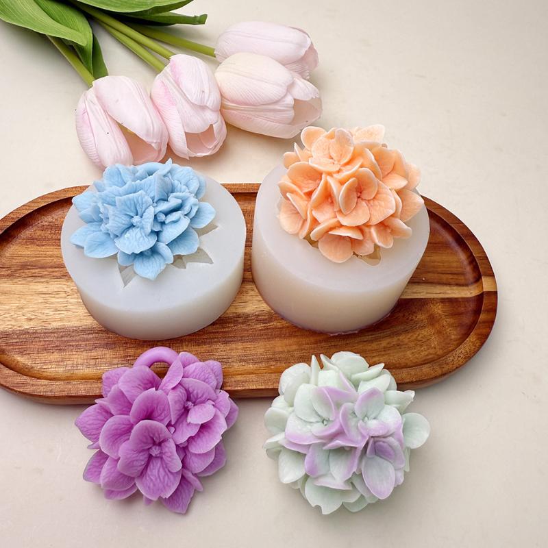 ●Hydrangea Flower Silicone Mol - Kitchen Appliances For Baking recension och pris