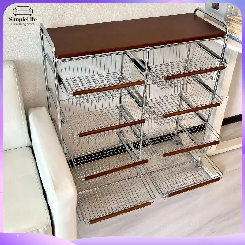 Retro Kitchen Cart with Wheels - Kitchen Baking Cart recension och pris