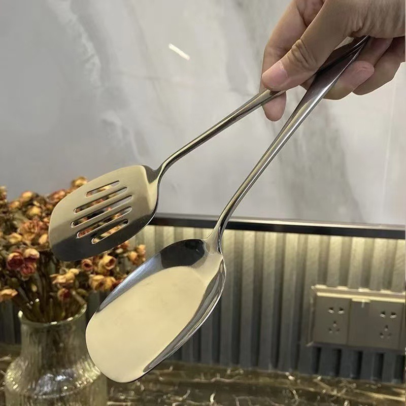 Food Grade Stainless Steel Wok - Offset Spatula Set recension och pris
