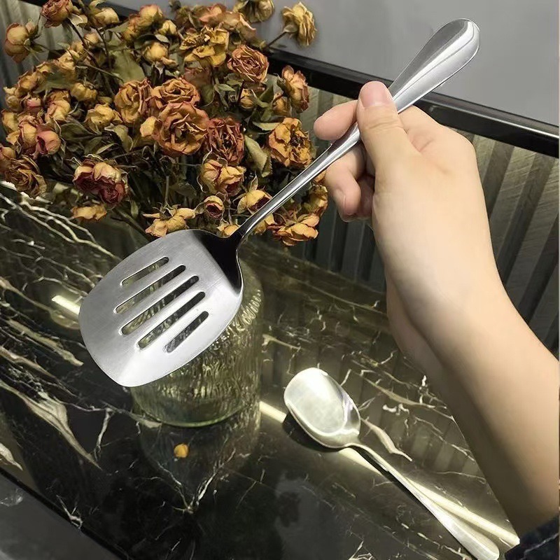 Food Grade Stainless Steel Wok - Offset Spatula Set recension och pris