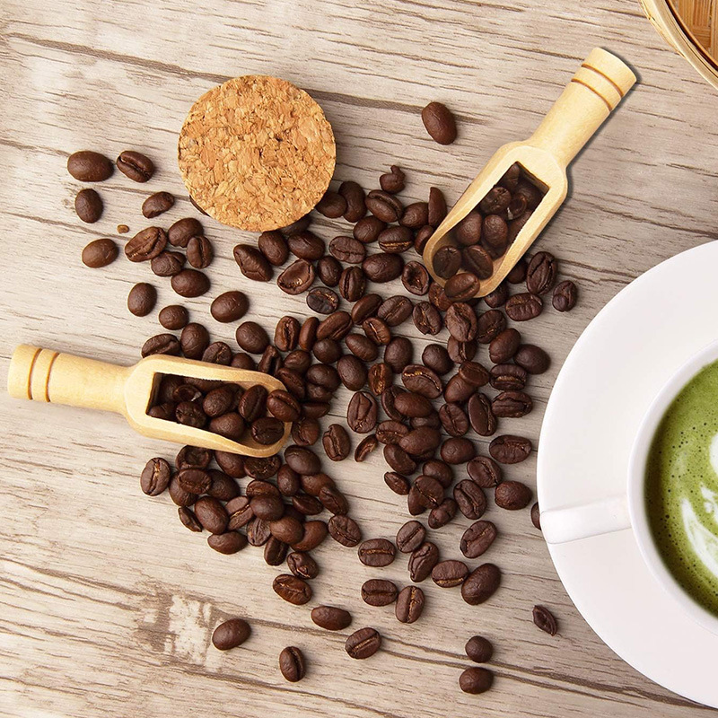 2/5PCS Wooden Coffee Scoop Set - Kitchen Baking Ware recension och pris