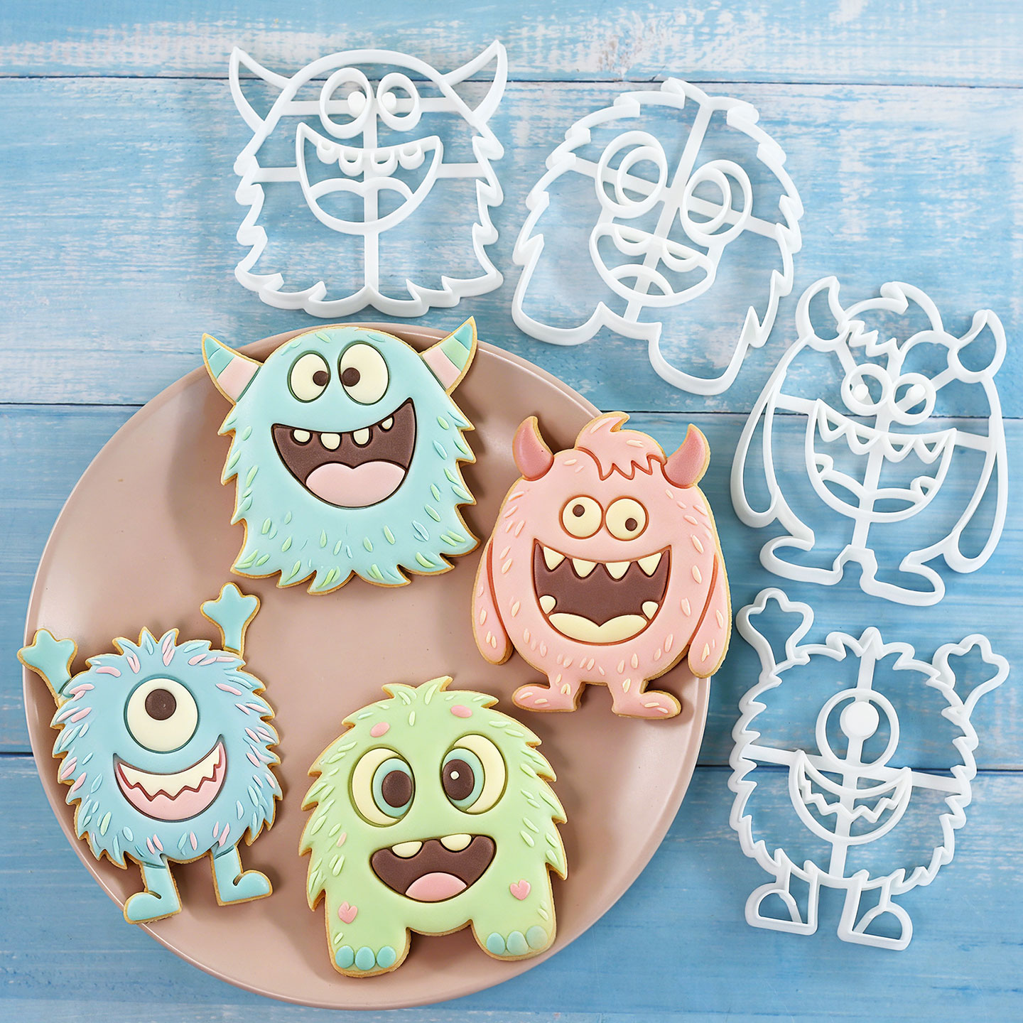 1 Pc/4 Pcs Large Monster Cooki - Kitchen Baking Cookies recension och pris