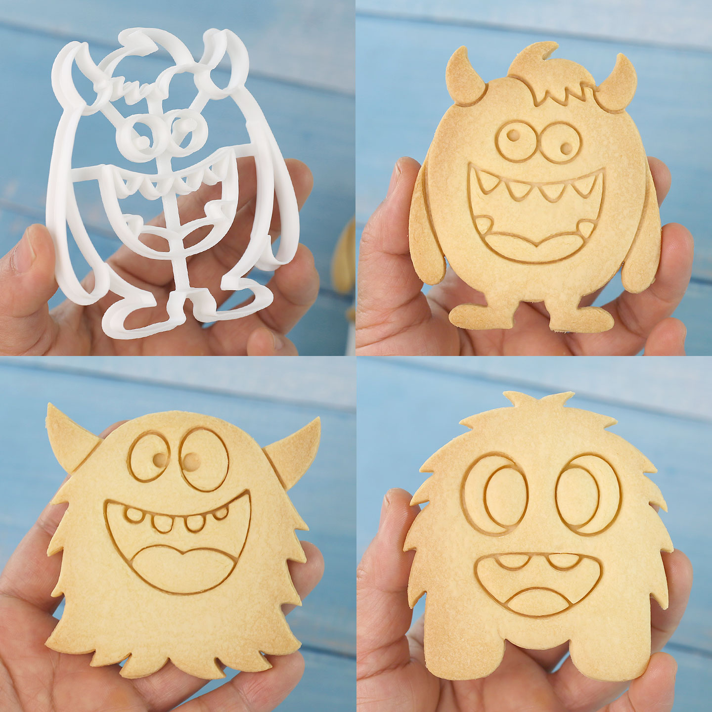 1 Pc/4 Pcs Large Monster Cooki - Kitchen Baking Cookies recension och pris