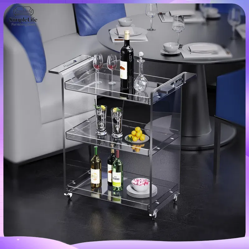 Modern 3-Tier Kitchen Cart wit - Kitchen Baking Cart recension och pris