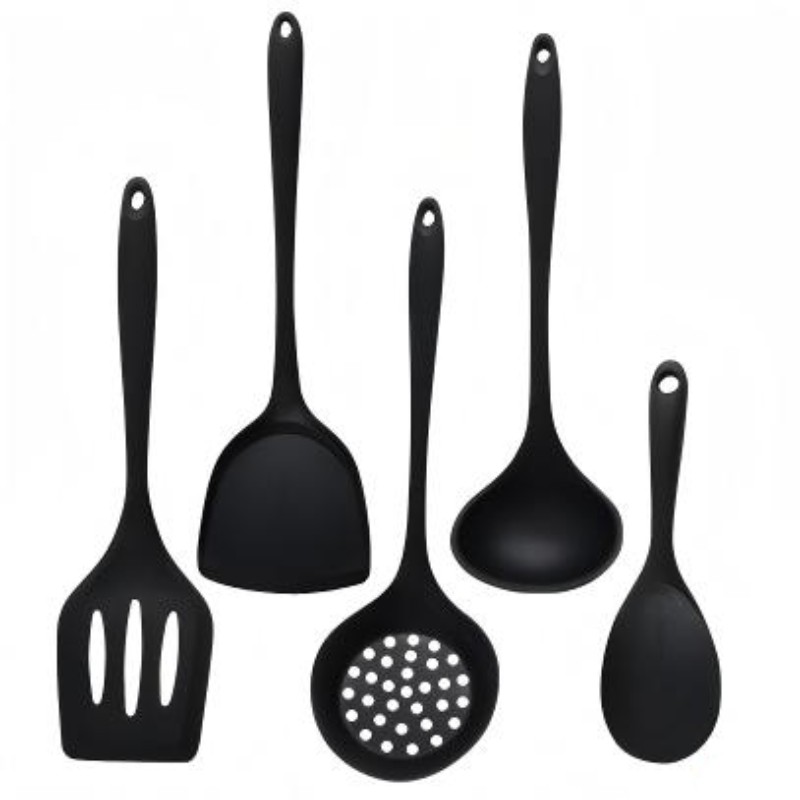 5Pcs Food Grade Silicone Kitch - Offset Spatula Set recension och pris