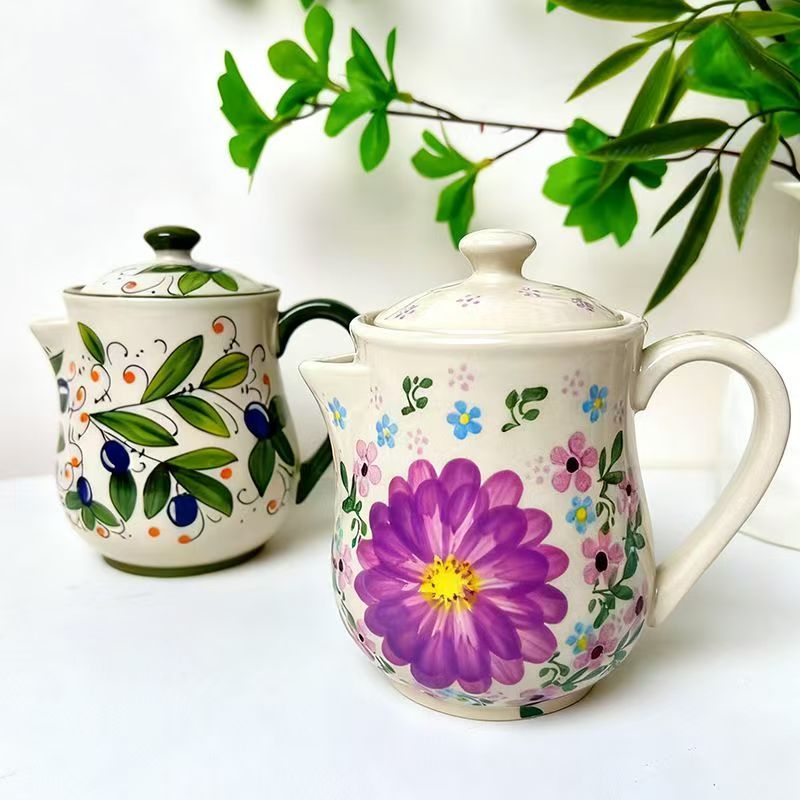 Olive Green Ceramic Flower Oil - Kitchen Queen recension och pris