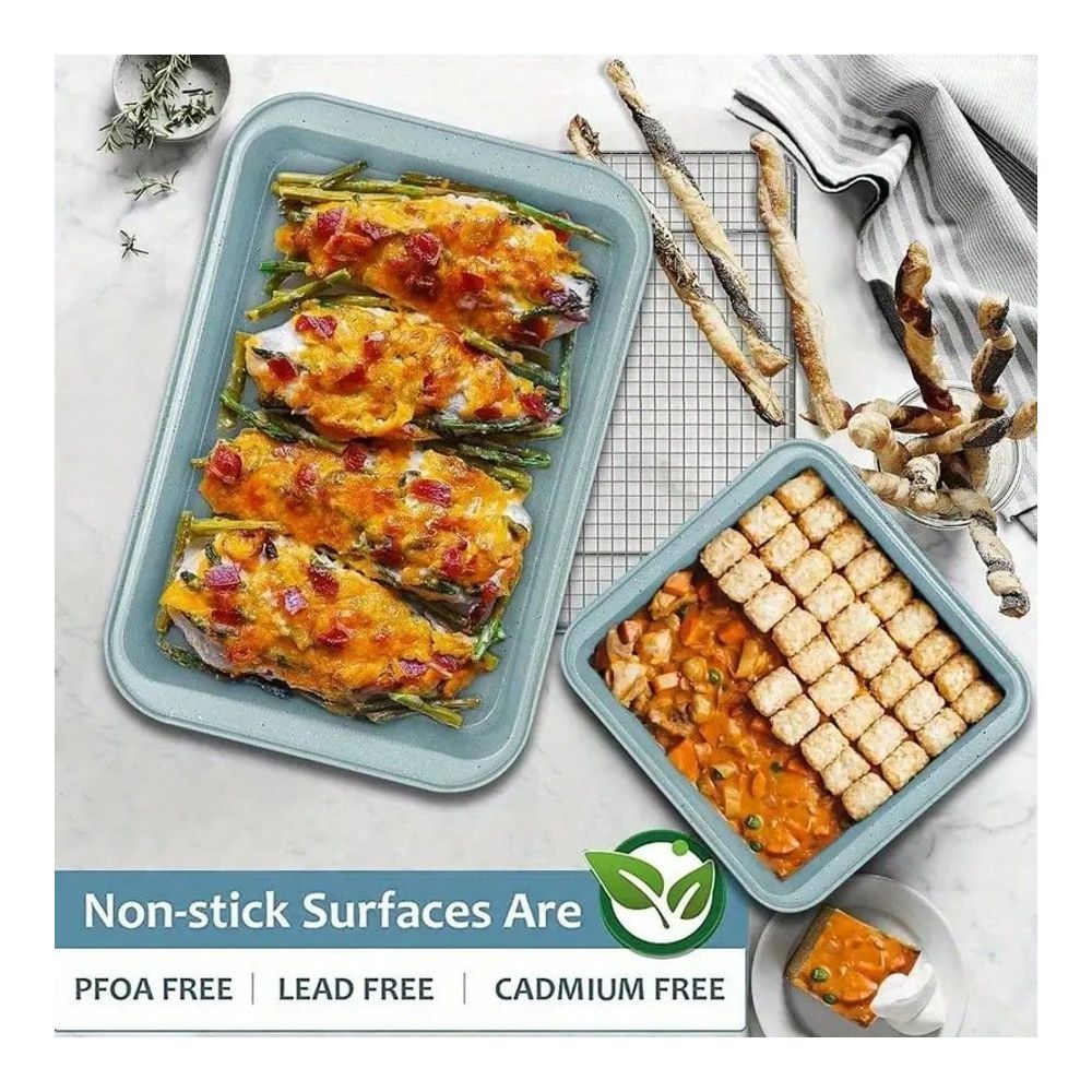 10 Piece Bakeware Set, NonStic - Kitchen Baking Pan recension och pris