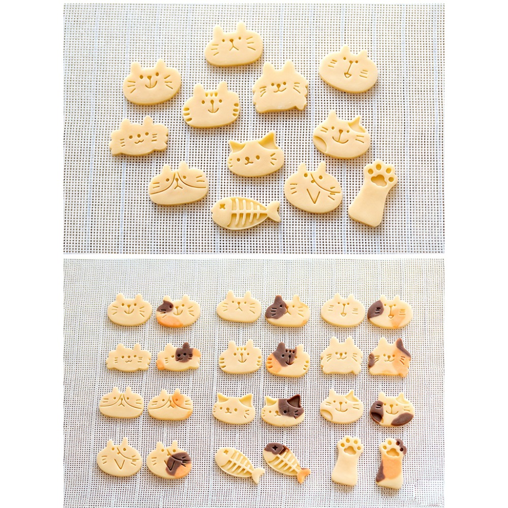 Cute Kitten DIY Stamp Cookie C - Kitchen Appliances For Baking recension och pris