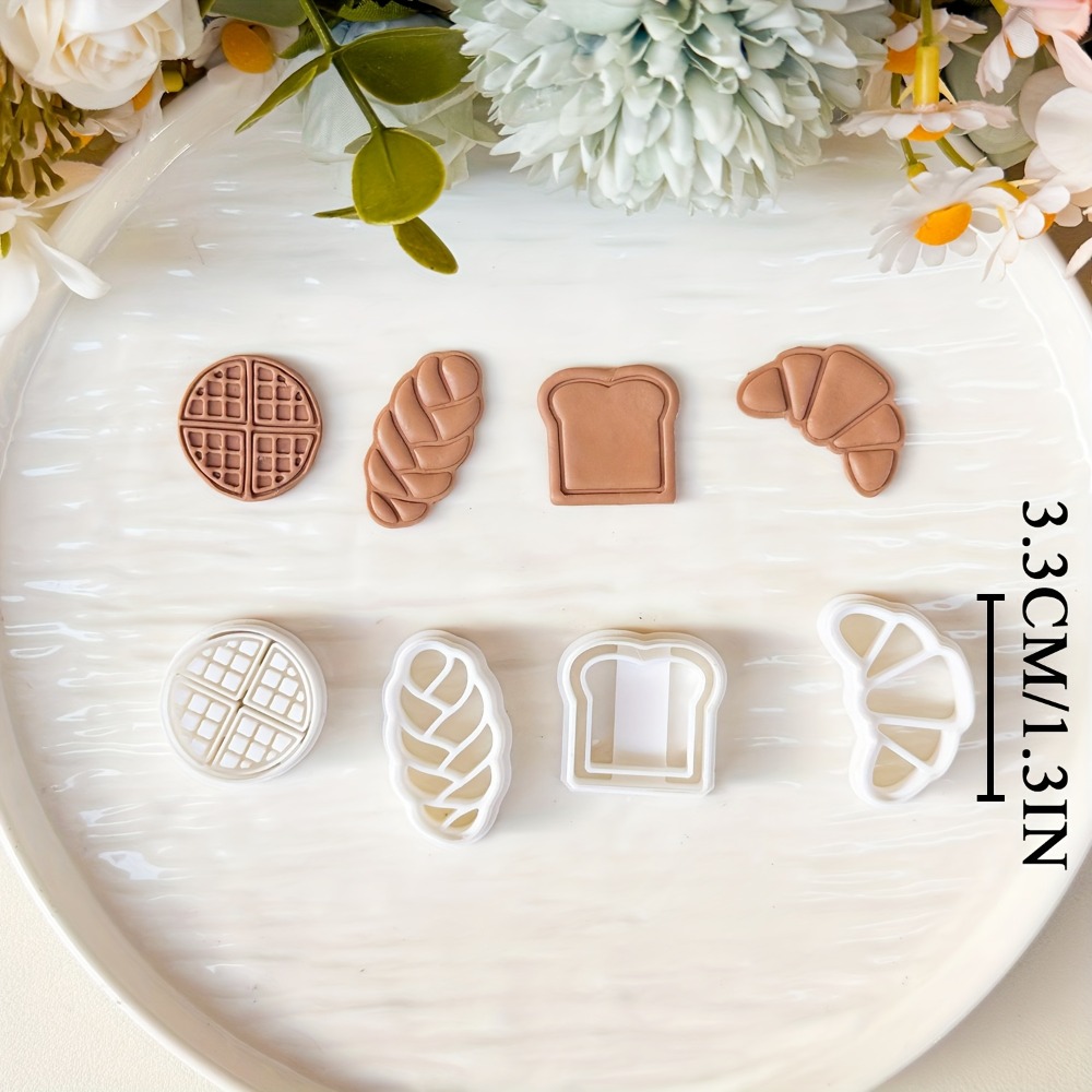 4Pcs Bread Themed Cookie Cutte - Kitchen Baking Cookies recension och pris