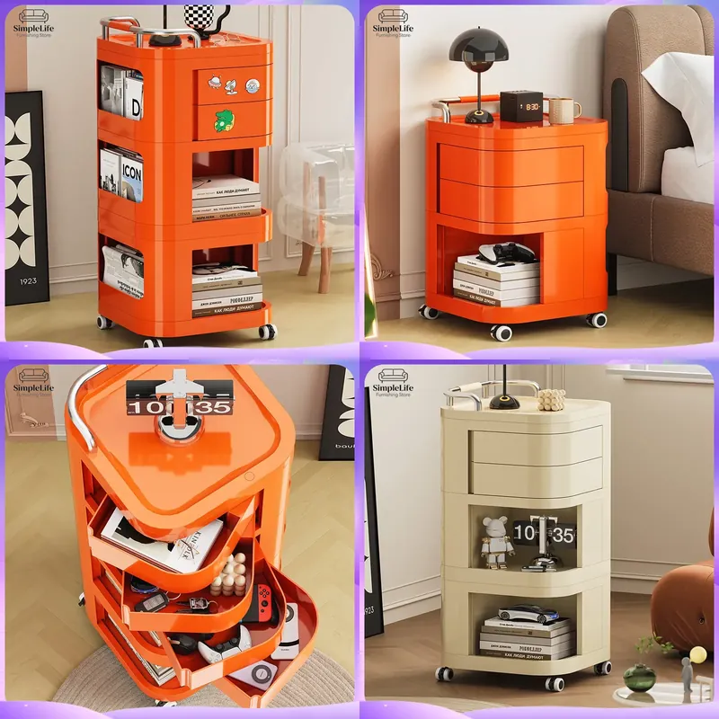 Kitchen Cart with Wheels Rolli - Kitchen Baking Cart recension och pris