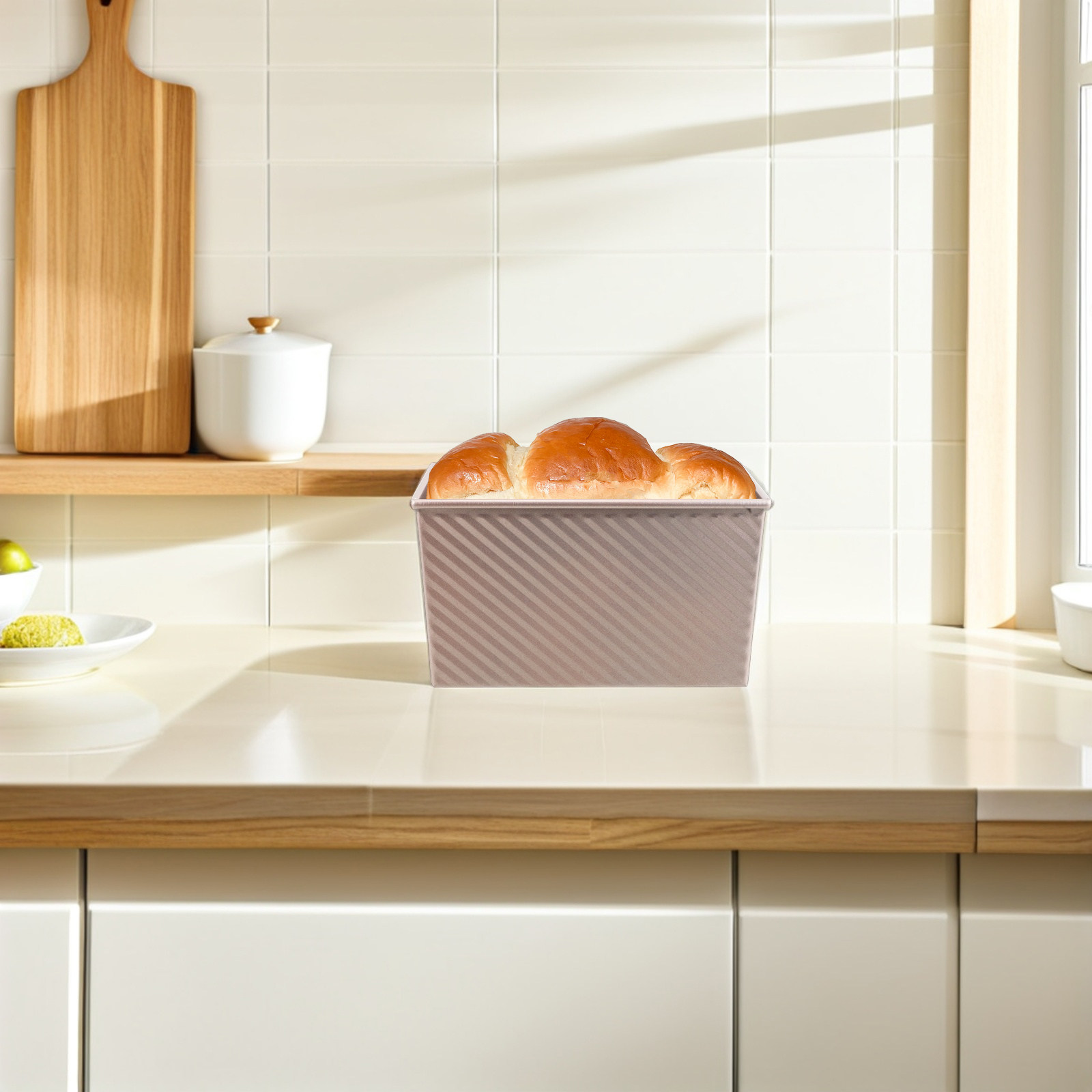 Non-Stick Rectangular Toast Pa - Kitchen Baking Pan recension och pris