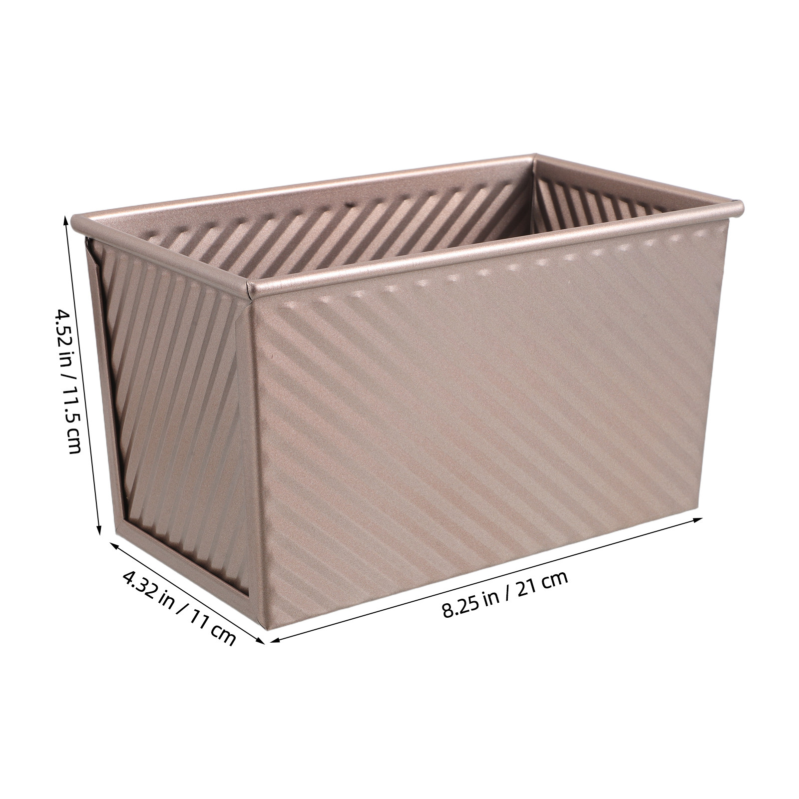 Non-Stick Rectangular Toast Pa - Kitchen Baking Pan recension och pris