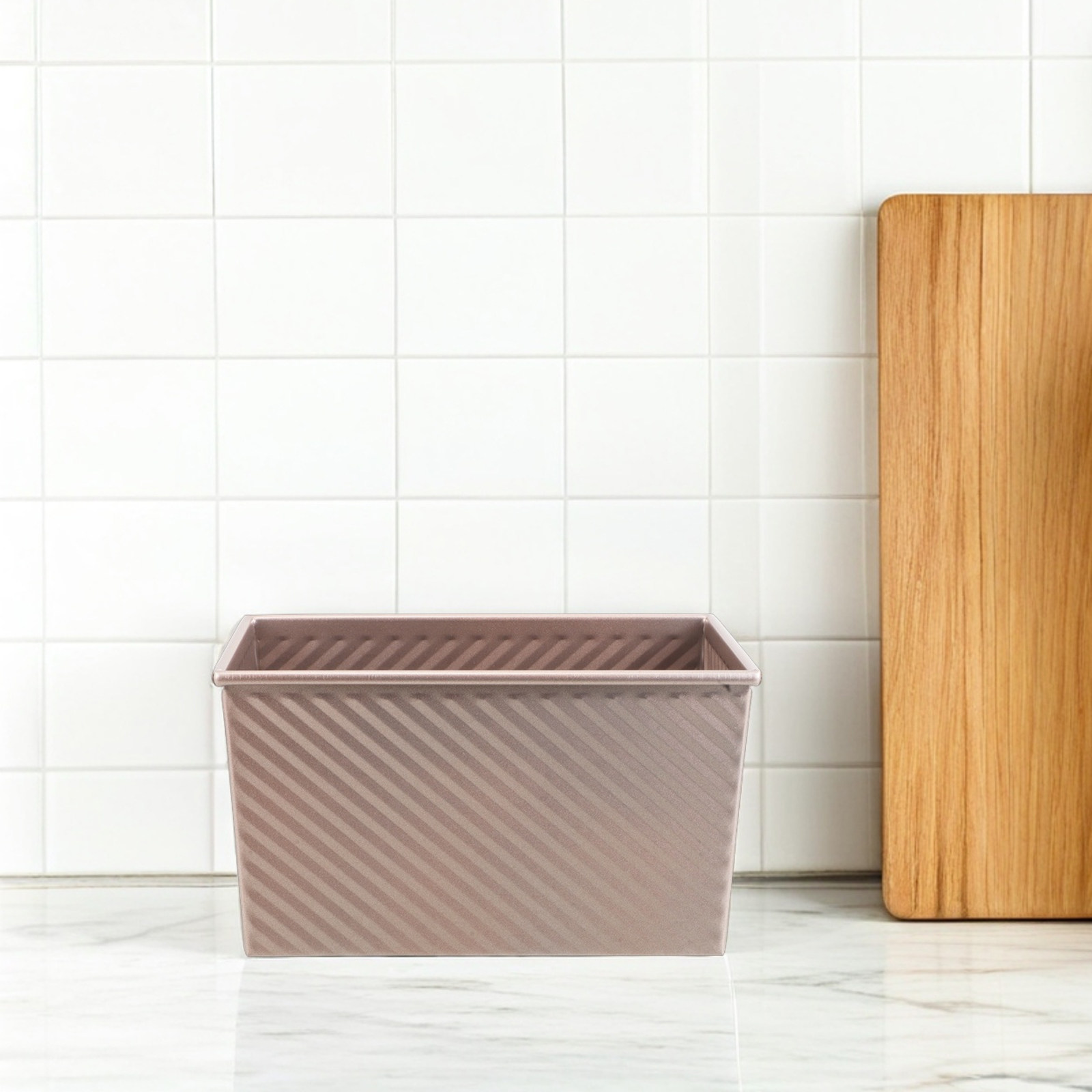 Non-Stick Rectangular Toast Pa - Kitchen Baking Pan recension och pris