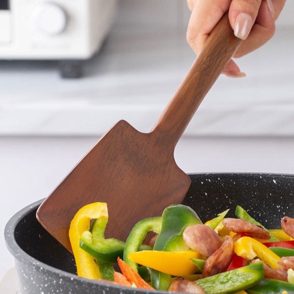 34cm Solid Wood Cooking Spatul - Offset Spatula Set recension och pris