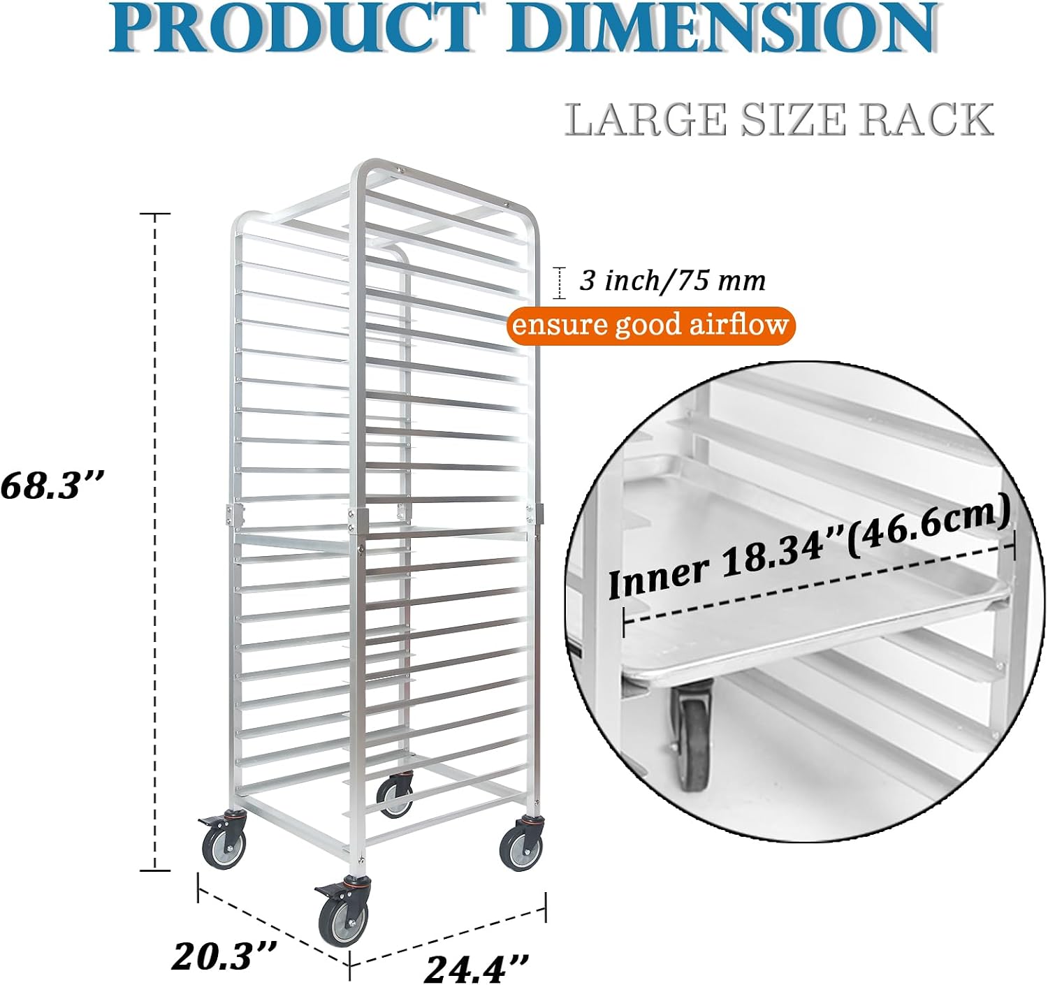 Commercial 20 Tier Stainless S - Commercial Kitchen For Baking recension och pris